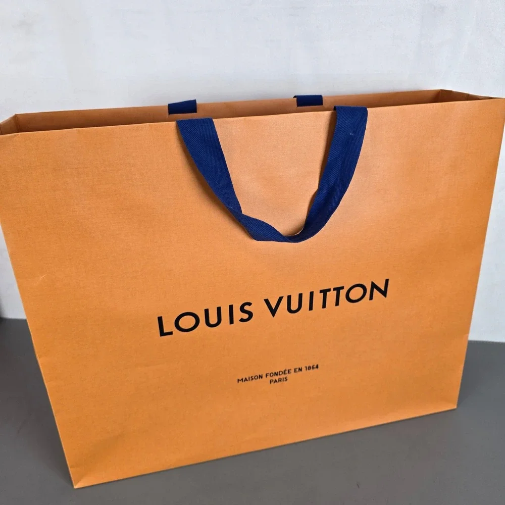 Louis Vuitton Large Magnetic Gift Box Shopping Bag & Dust Bag Set Only